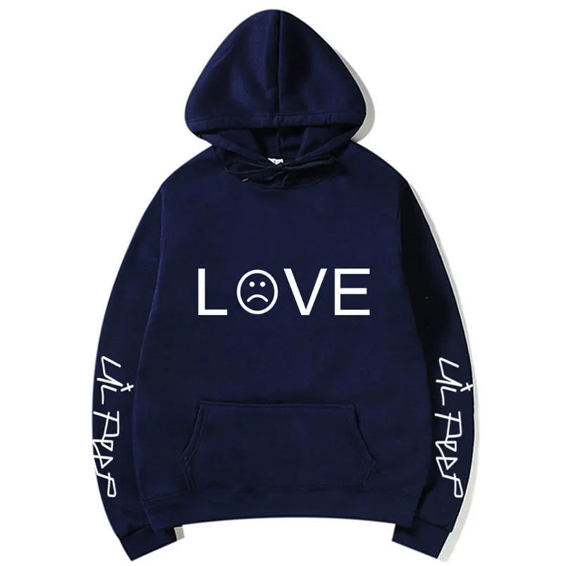 Winter Lil Peep Love Pullover Hoodies Men Women Hooded Male Sudaderas Cry Baby Hip Hop Hoody Hoddie Sweatshirt Harajuku