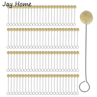 520pcs wool ball brush leather dye tool craft accessories with metal handle wool for leather dyes for diy crafts projects