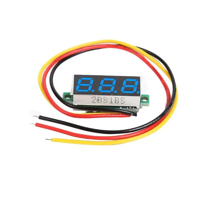 0 28 дюймов DC 0-100V цифровой светодиодный Дисплей датчик Напряжение вольтметр