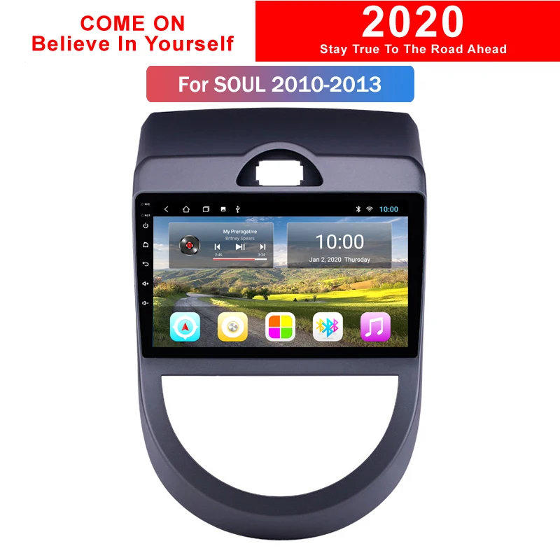 Головное устройство с Android 9 1 2 Гб ОЗУ дюймов автомагнитола GPS мультимедийный блок