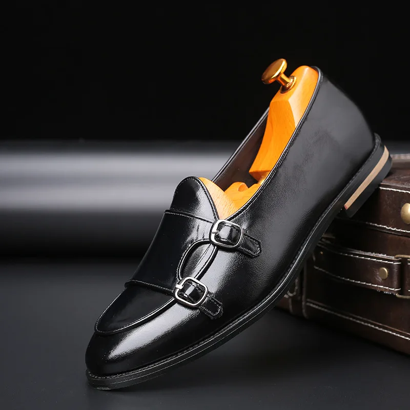 

Fashion Business Dress Men Shoes 2023 New Classic Leather Men'S Suits Shoes Fashion Slip On Dress Shoes Men Oxfords