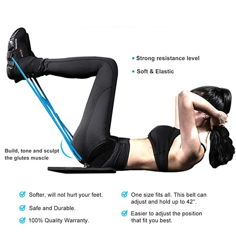 Женский эластичный пояс пуш ап регулируемый для тренировки на талии домашний