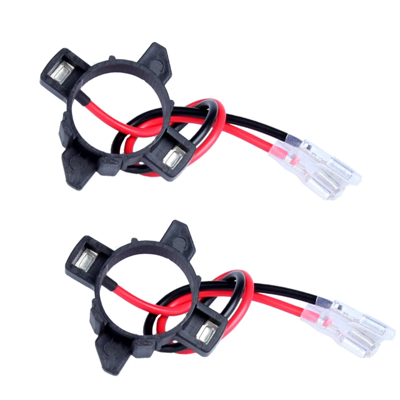 

DAWNKNGIHT H7 Led lamp Socket Adapter H7 Led Adapter Auto Led Bulb Holders 2PCS L30