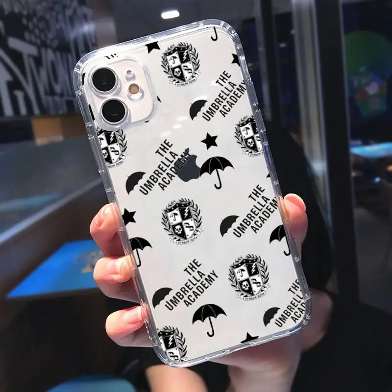 

Umbrella Academy Five Aidan Gallagher Phone Case Transparent for iPhone 11 12 mini pro XS MAX 8 7 6 6S Plus X 5S SE 2020 XR