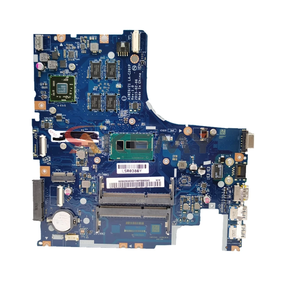 

Laptop motherboard For LENOVO Ideapad Z51-70 Mainboard 5B20J23584 SR23W i7-5500U LA-C281P 216-0864018
