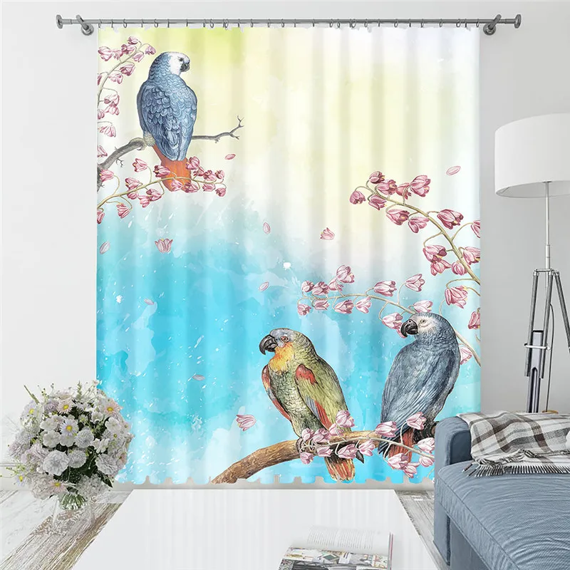 Затемняющие детские шторы с рисунком Совы и пары комплект для занавесок подходят