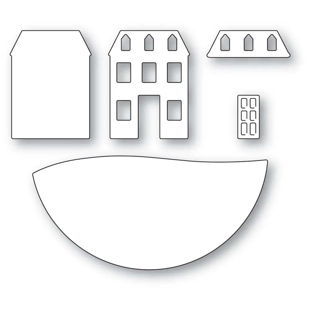 Металлические пресс-формы многослойный дом шарообразный штамп набор пресс-форма