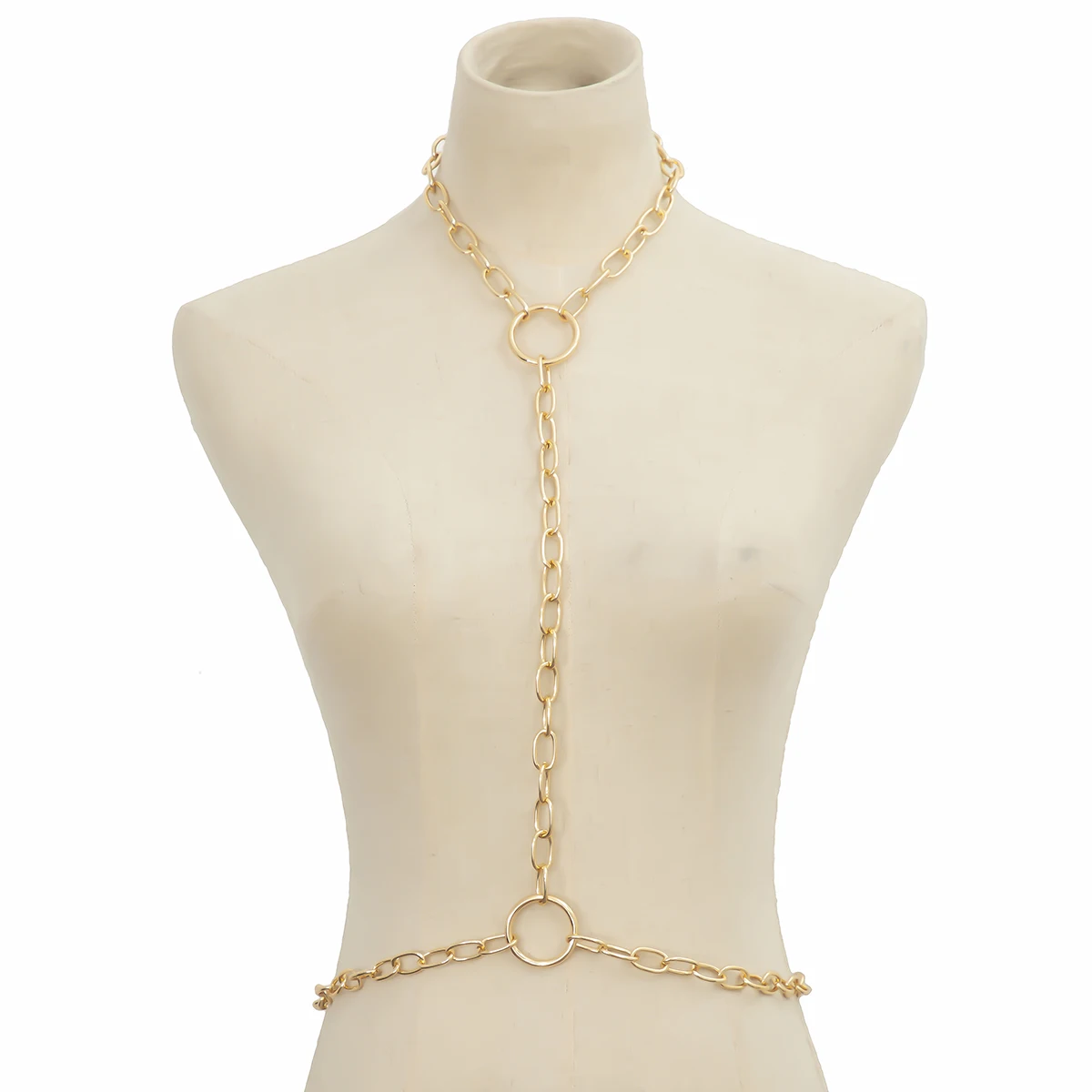 

Vintage Punk Gold Color Aluminum Belly Belt Chain Trendy Geometric Cross Circle Women Body Jewelry Waist Chain Boho Bijoux Gifts