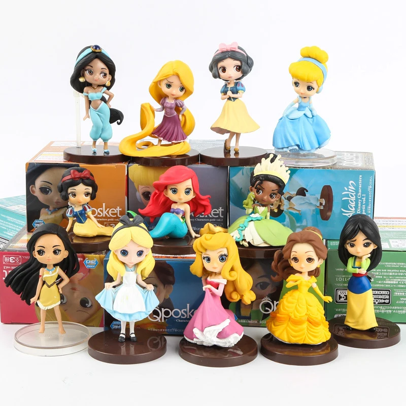 3 шт./компл. Мультфильм Принцесса Золушка Белль Ариэль Рапунцель Тиана Белоснежка