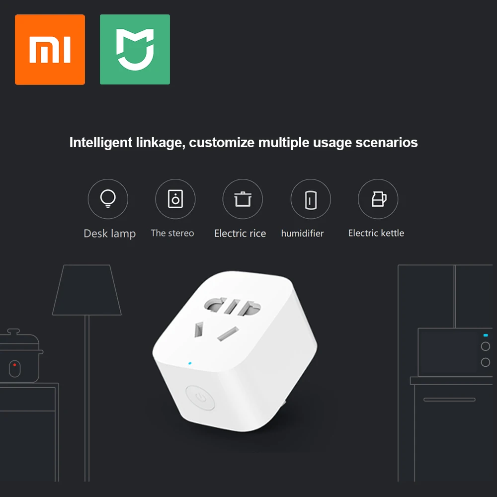Оригинальная умная розетка Xiaomi Mijia улучшенное быстрое зарядное устройство с