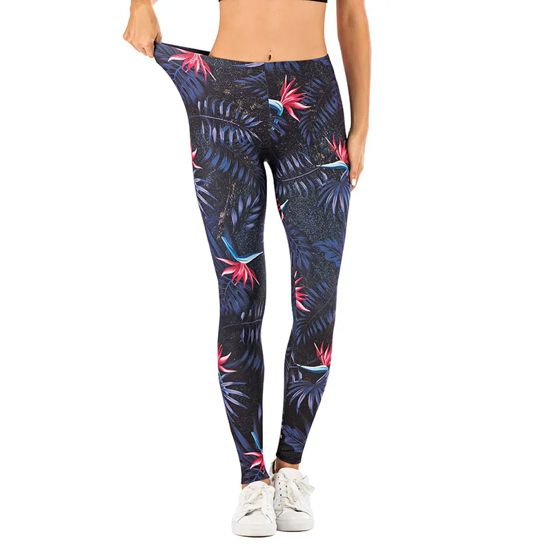 

Leggings 3d Printing Pants Yoga Pant High Waist Digital Fitness Sport Gym Trousers For Women -40
