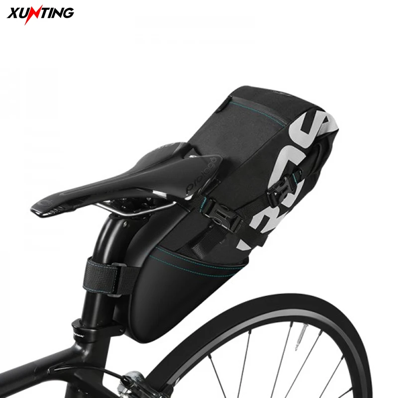 

Xunting Bike Bag Waterproof 10L Large Capacity Bicycle Saddle Bag Cycling Foldable Tail Rear Bag MTB Road Trunk Bike packing