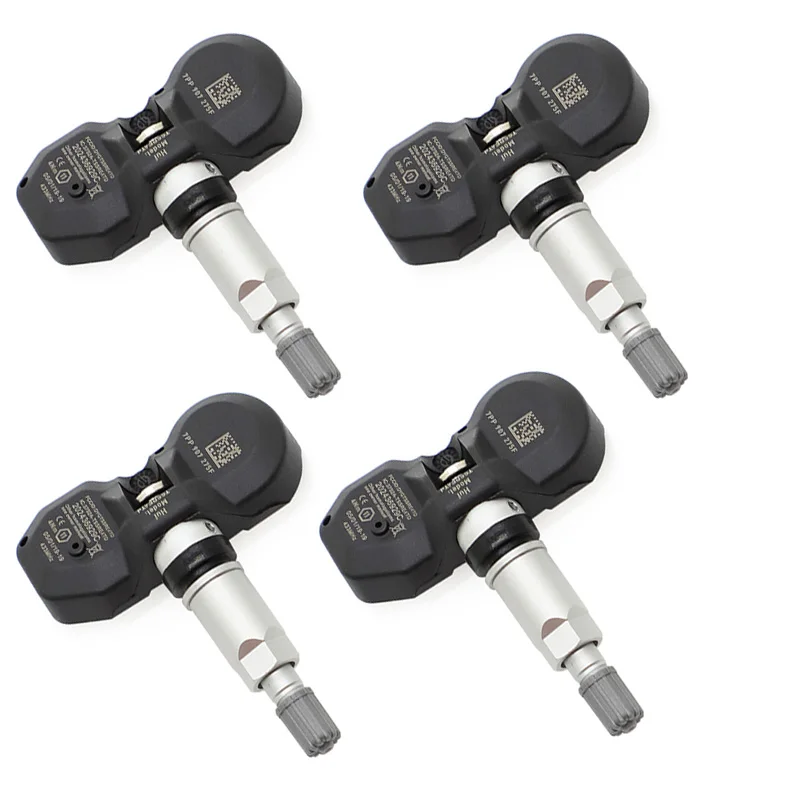 Комплект из 4 датчиков системы контроля давления в шинах TPMS 7PP907275F для Volkswagen Audi A4 A6
