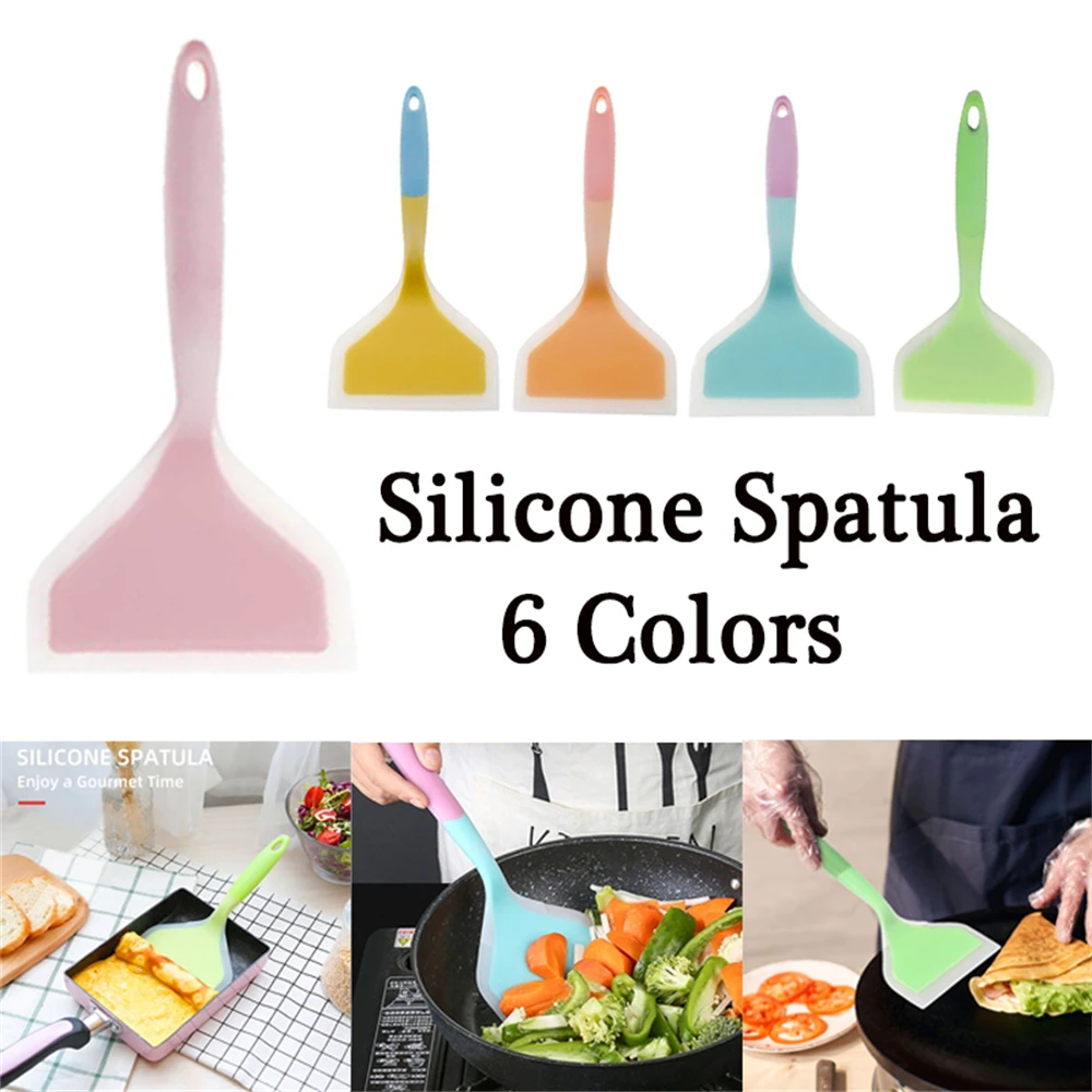 

Silicone Spatula Pancake Spatula Wide Spatula Non-stick Frying Spatula Flexible Pan Suitable for Omelet Pancake