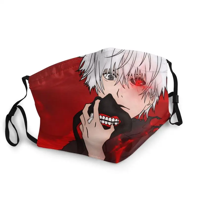 

Ken Kaneki Tokyo Ghoul Washable Men Horror Anime Manga Face Mask Anti Haze Dust Protection Cover Respirator Mouth Muffle