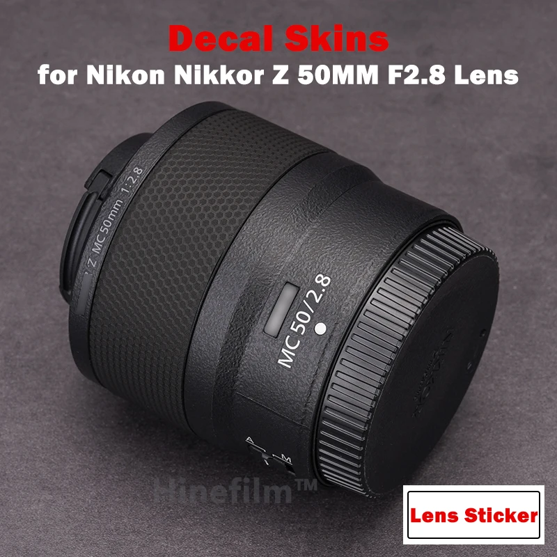 

Z 50/2.8 / ZMC50/2.8 Lens Protective Cover Skin for Nikon Nikkor Z 50MM F2.8 Lens Decal Protector Anti-scratch Film 3M Vinyl