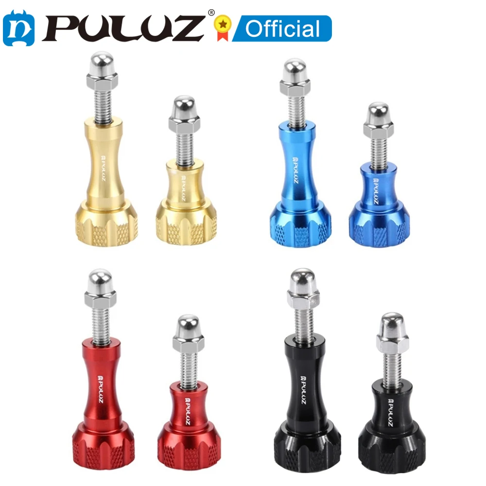 PULUZ CNC алюминиевая ручка для большого пальца нержавеющий болт набор винтов экшн