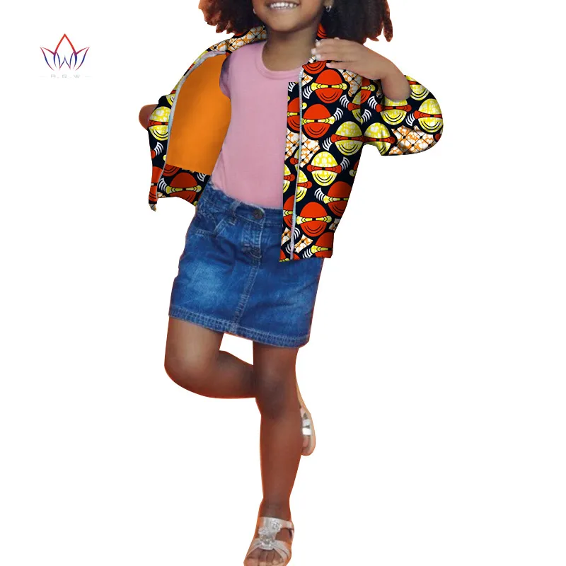 2020 африканская одежда Дашики для маленьких девочек зимняя с длинным рукавом