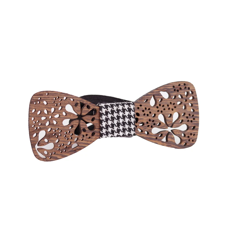 

Vintage Wood Bow Ties For Mens Wedding Suits Party Business Bow Tie Wooden Butterfly Ties For Men