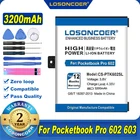 Аккумулятор LOSONCOER 1P, 100% мА  ч, 3200, 1ICP4CS-PTK602SL, 1S, для Pocketbook Pro 4060, 602603612902903, 920 Вт, 912920 оригинал