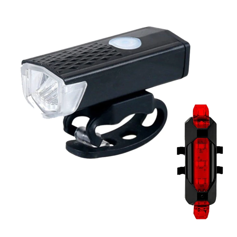 

Bike Bicycle Light Headlight Battery USB LED Rechargeable Waterproof Handlebar Frame Lamp Flashlight High Luminosity White Other