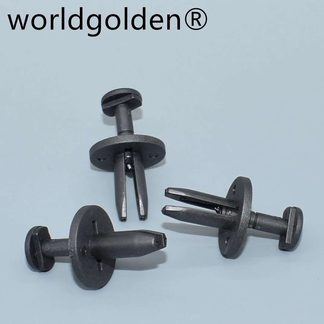 100 шт., пластиковые фиксаторы нажимного типа worldgolden для Ford N805231S
