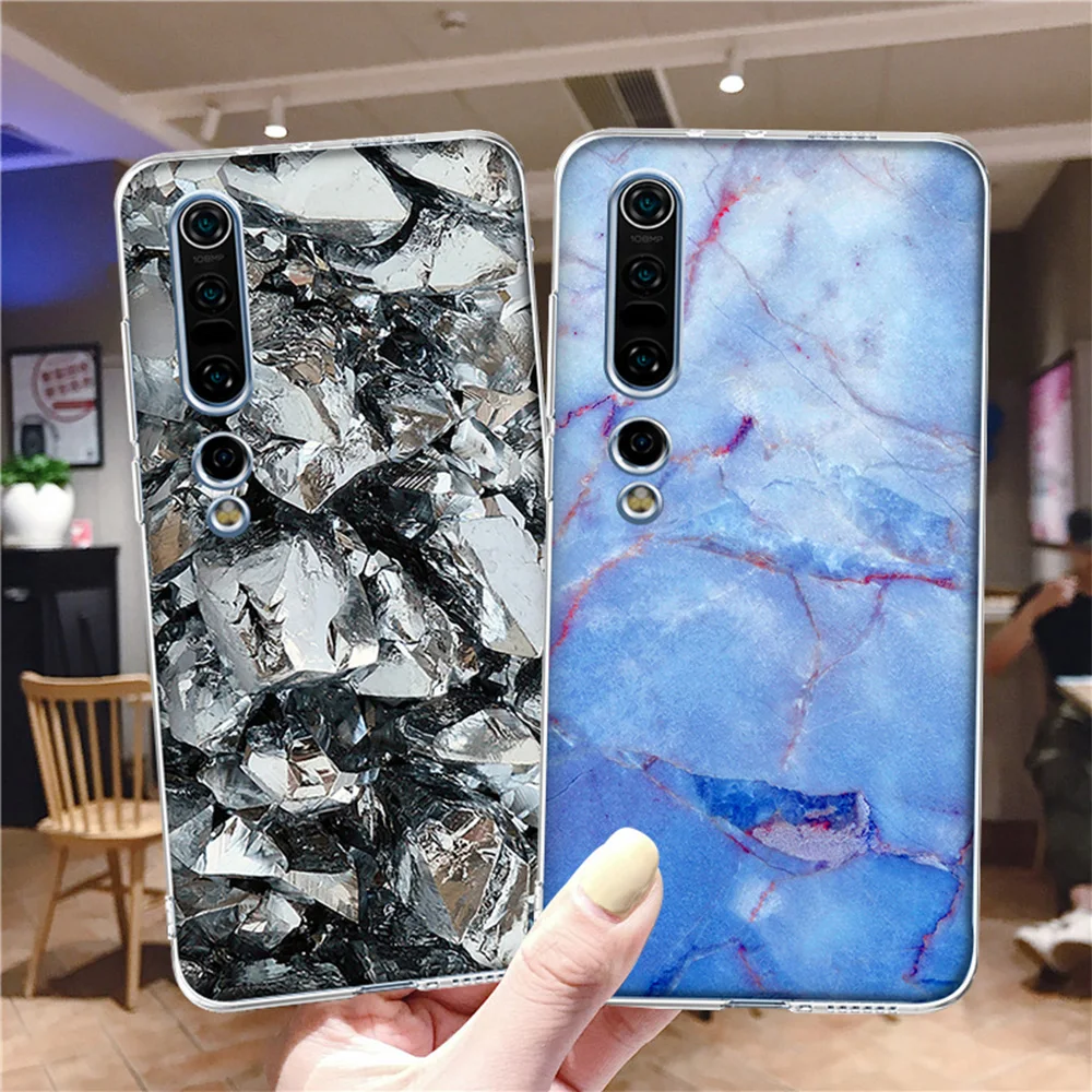 

Fashion Marble Phone Case For Xiaomi Redmi Note 9 10 8 7 6 8A 8T 9C 7A K30 9A 4X 5 Plus Pro Soft Silicone Cover Funda Coque Capa