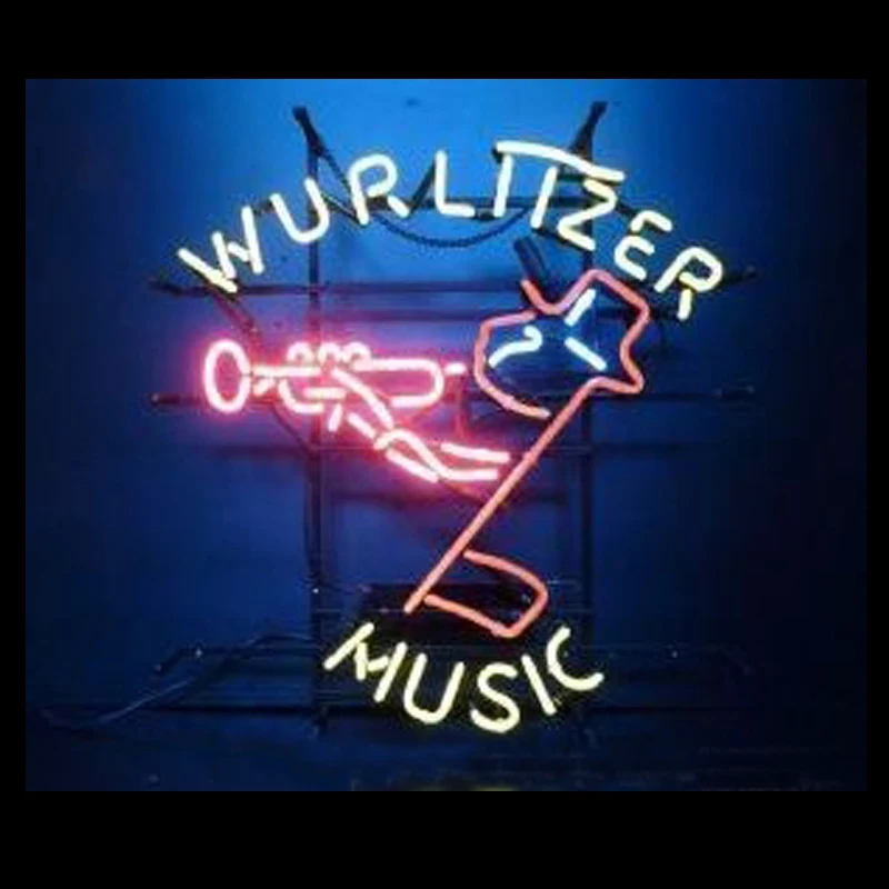 WURLTTZER Light Music Custom Handmade Real Glass Tube Bar KTV Club Store Motel Party Advertise Display Neon Lamp Sign 17