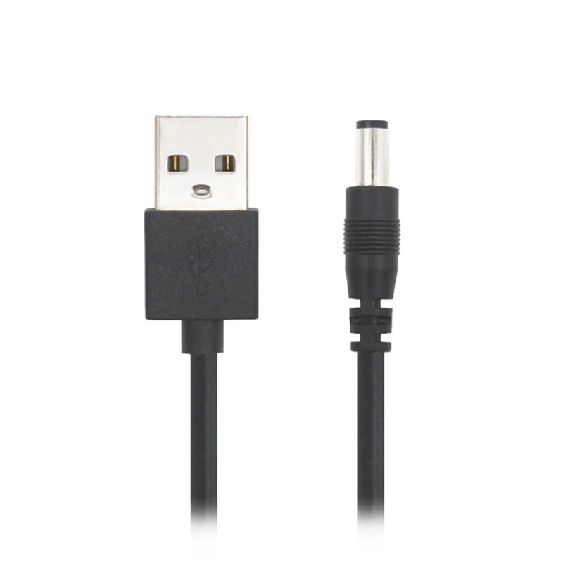 Cable de alimentación USB de 5,5x2,1mm a DC 3,5mm, enchufe de alimentación CC, Cargador USB de 5V, Cable de alimentación de barril, conector rápido para MP3/MP4