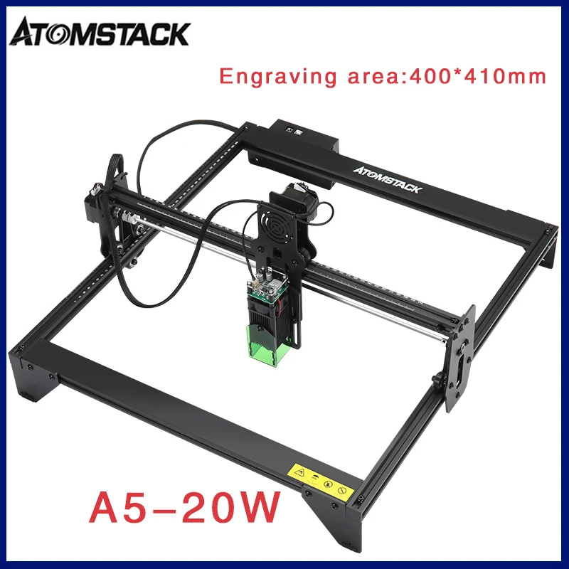 

ATOMSTACK a5 20 Вт лазерный гравировальный станок с ЧПУ для лазерной резки машина логотип принтер металла гравировальный станок инструмент win10/XP с...