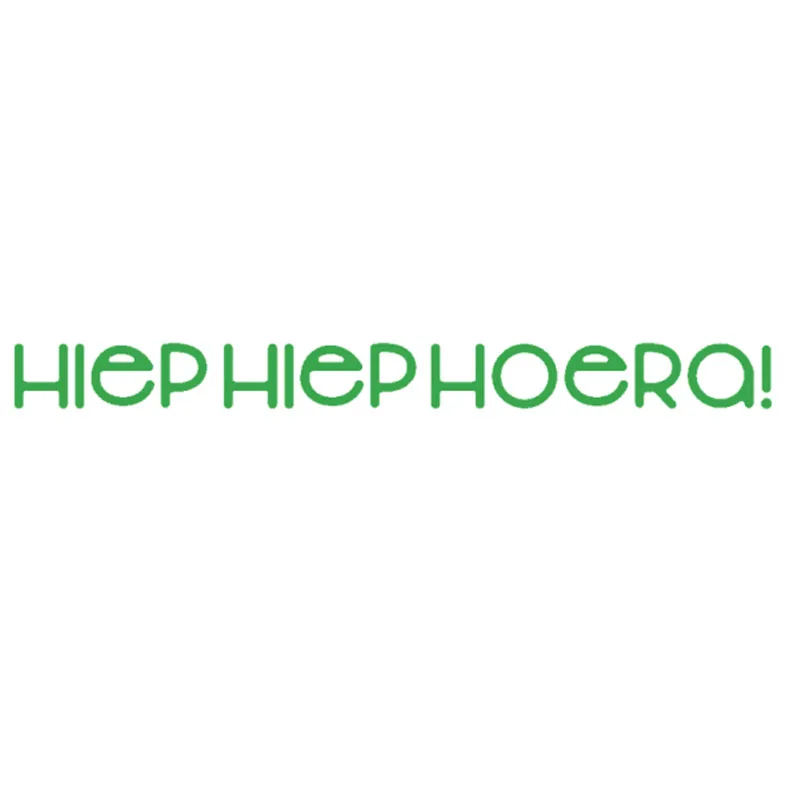 Hiep Hoera голландские формы для изготовления карт слова штампы скрапбукинга