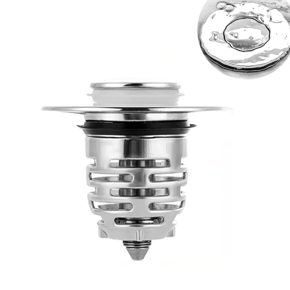 

Universal Copper Pop-Up Bounce Bathroom Sink Plug Filter Universal Wash Basin Core Bounce Drain Filter Kitchen Bathroom Tool