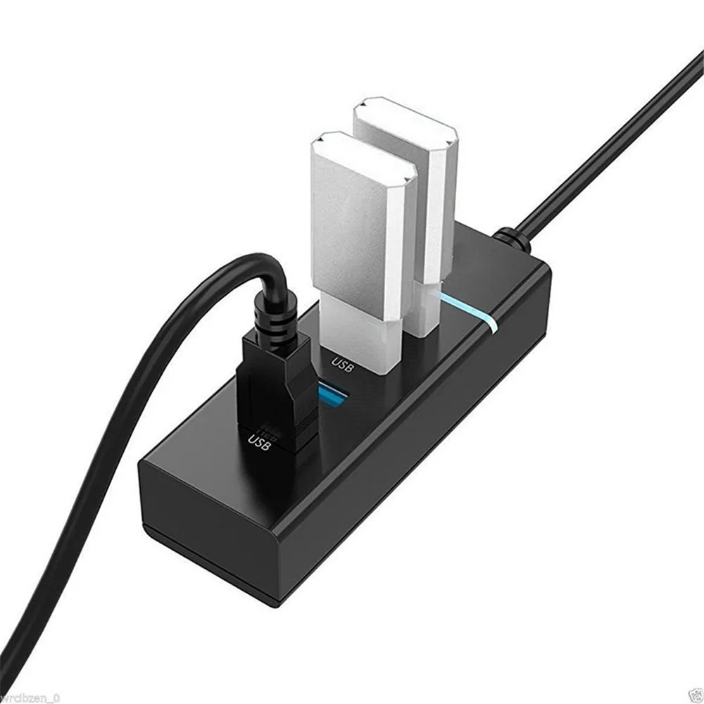 

HIGH SPEED 4 PORT USB 3.0 MULTI HUB SPLITTER EXPANSION DESKTOP PC LAPTOP ADAPTER