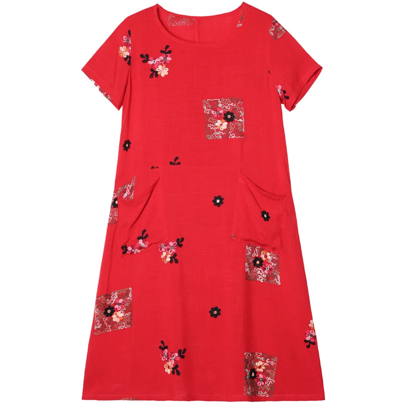 Женское летнее платье среднего возраста 2020 повседневные длинные пляжные платья