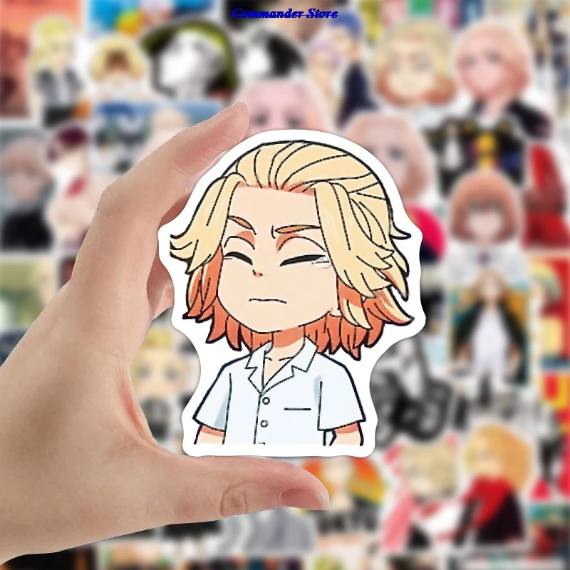 

C 50pcs/pack Tokyo Revengers Japanese anime Cartoon Stickers For Skateboard Computer Notebook Car Decal Children's Toys Etc