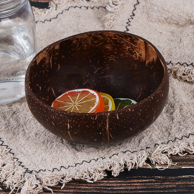 Творческий естественный чашка в виде кокоса Эко дружественных суп салат лапша