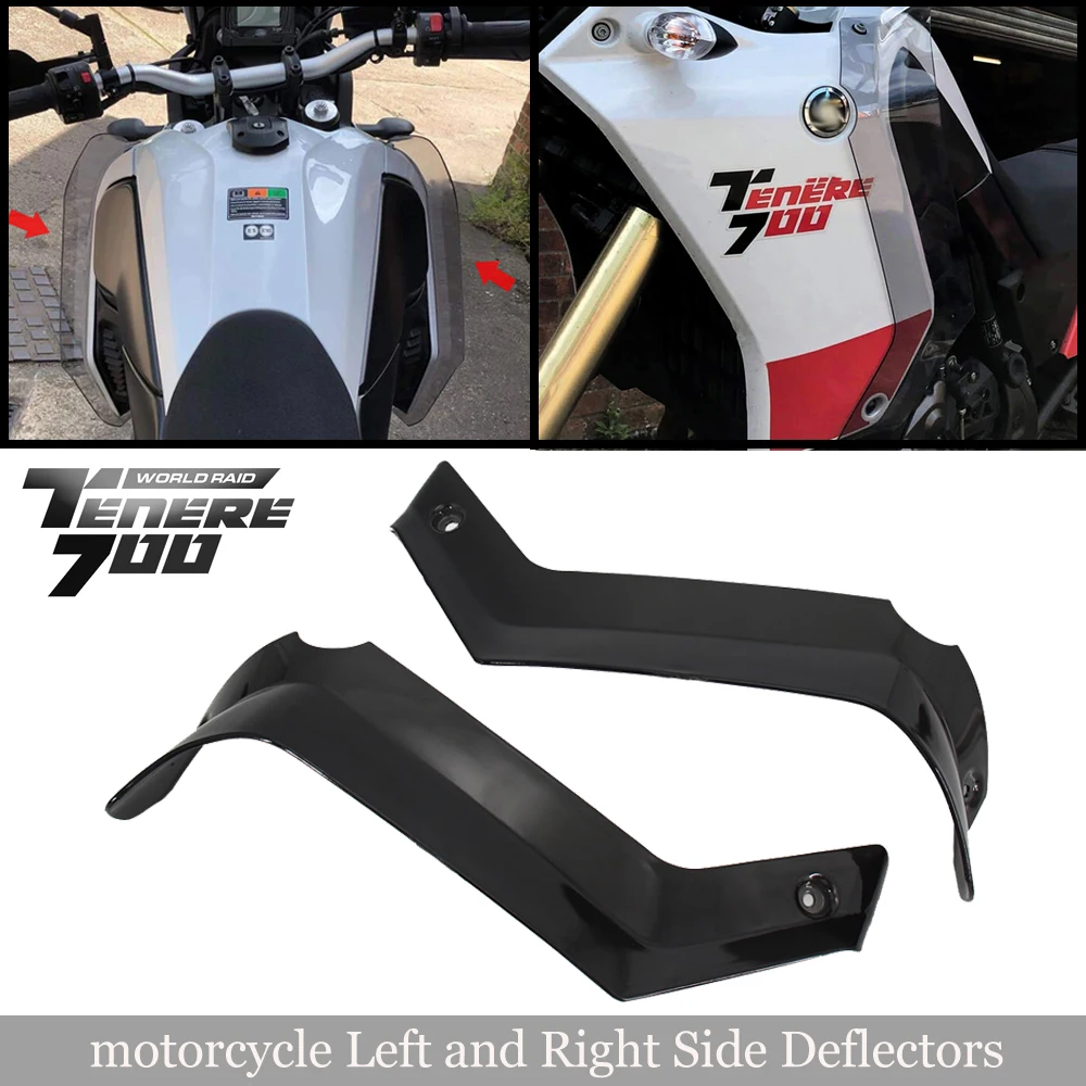 

TENERE 700 Motorcycle Windshield Deflector For Yamaha Tenere 700 T7 T700 T 700 2019-2021 Side Windscreen Fairing Panel Frame