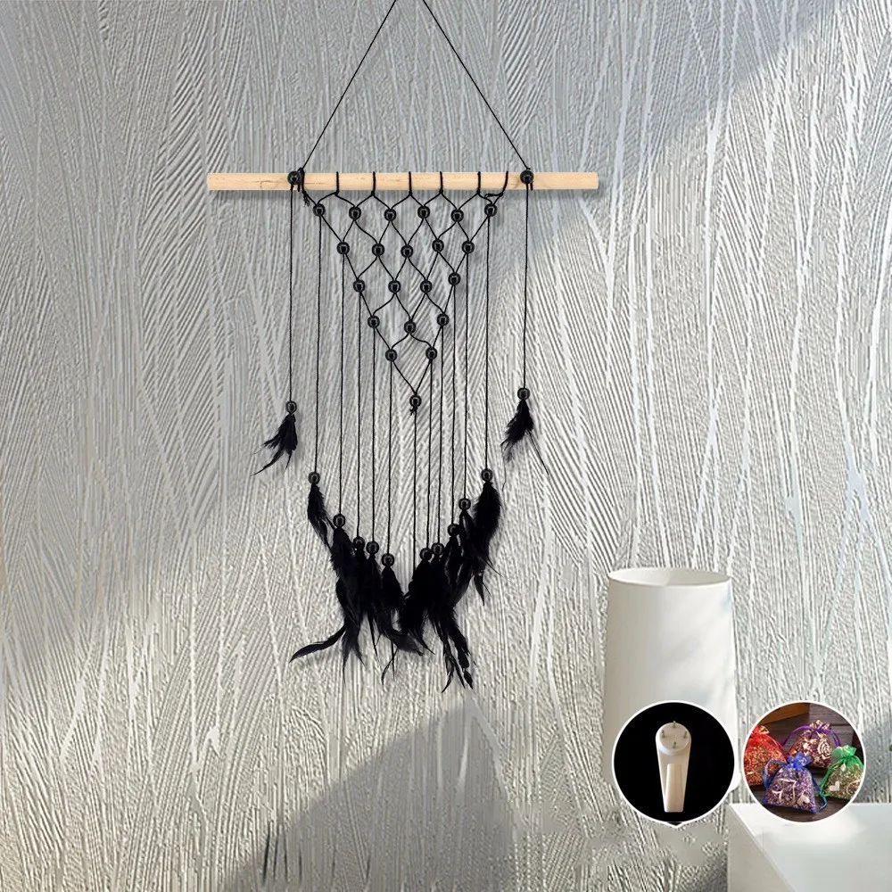 Висячий гобелен макраме настенное Искусство Ручная работа окрашенные гобелены