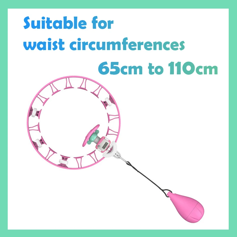 

Sayposo Smart Counting Sports Hoop Detachable Adjustable Home Training Burning Fat Thin Weight Loss Gym Fitness Equipment