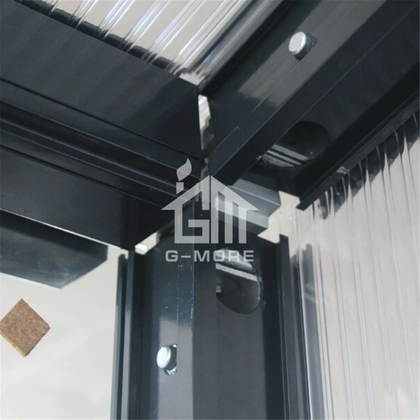 Четыре сезона элегантный зеленый дом консерватория солнце Комната Черная рама