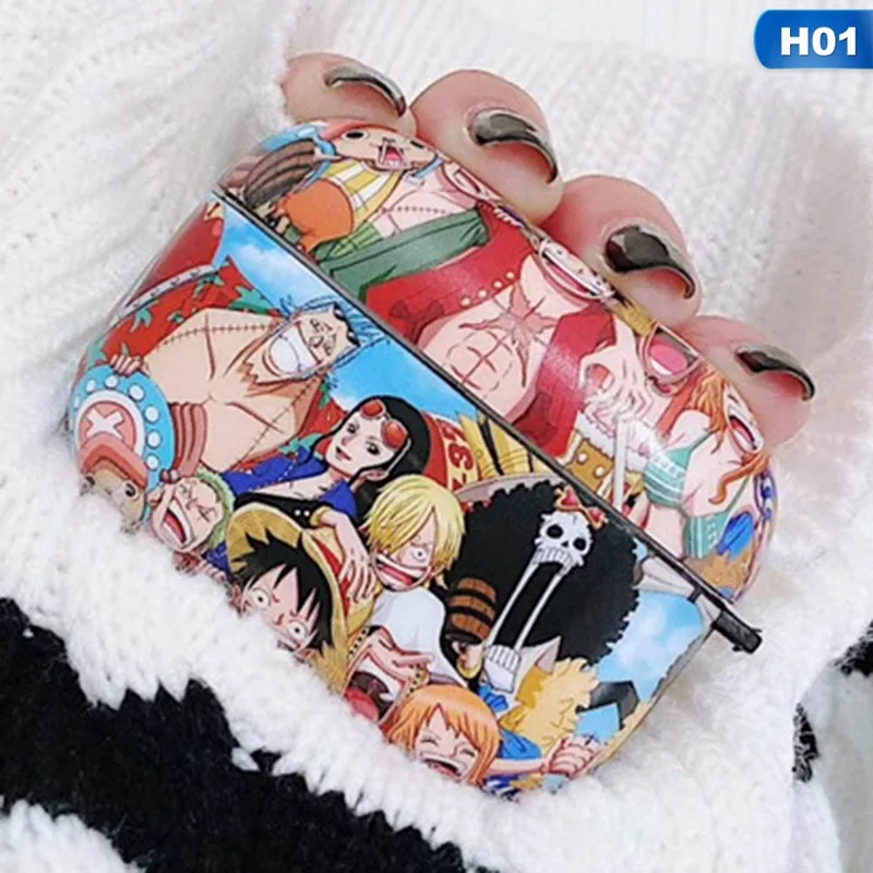 

Anime Cute One Piece Luffy Zoro Ace Bluetooth Earphone Soft Protective Cover Case For Apple Airpods Pro 3