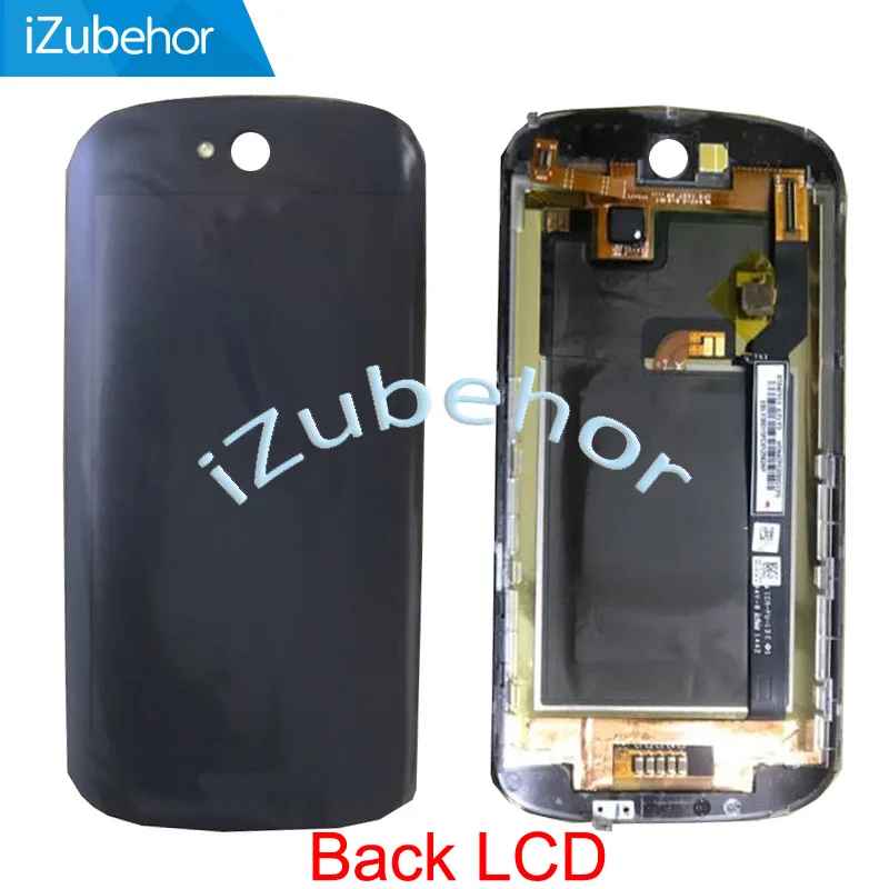 Б/у оригинальный e ink Yota2 ЖК дисплей для Yotaphone 2 YD201 YD206 задний дигитайзер с рамкой