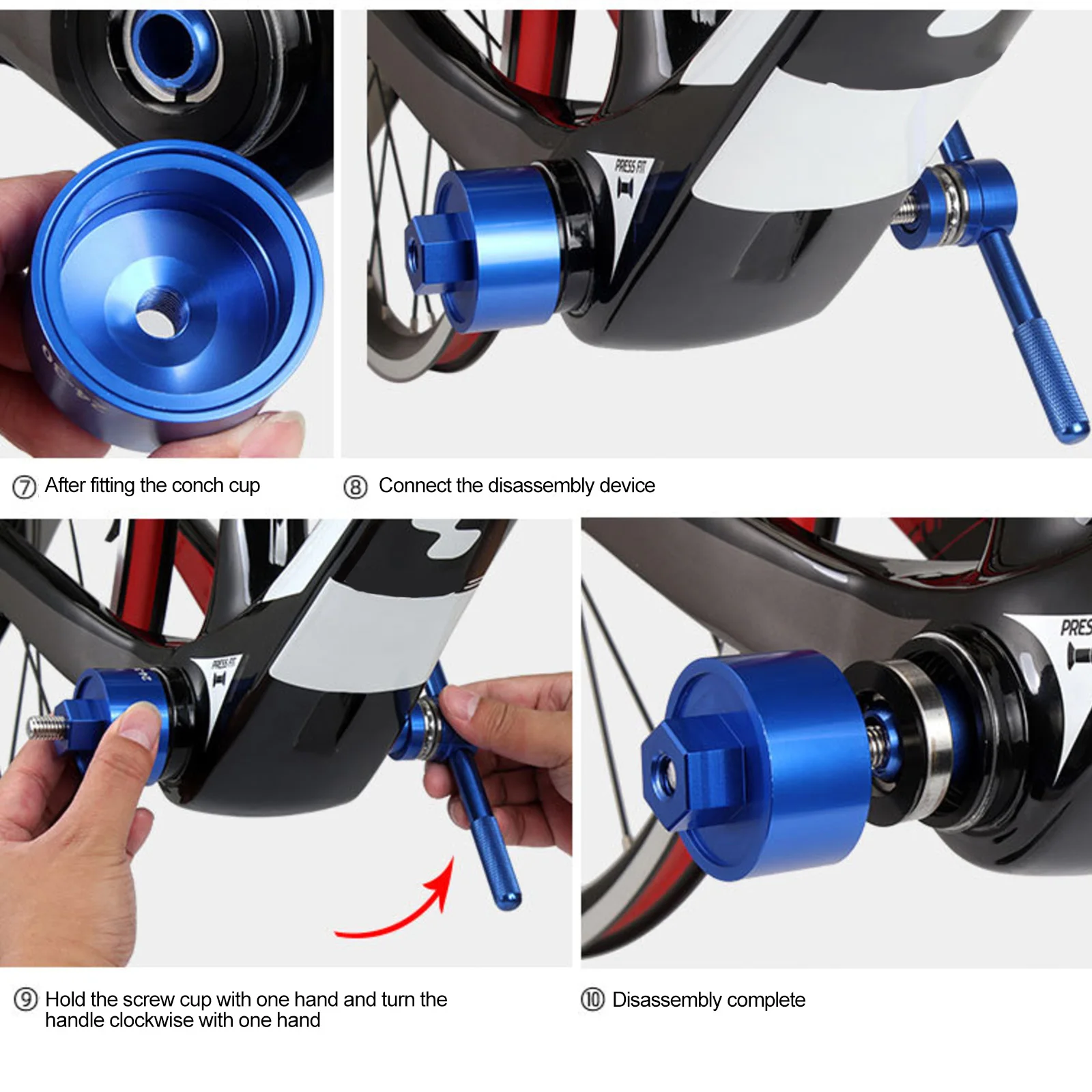 

Bicycle Bottom Bracket Install And Removal Tool Kit Bike Bottom Bracket Remover For MTB Road Bike Bicycle Repair Tools