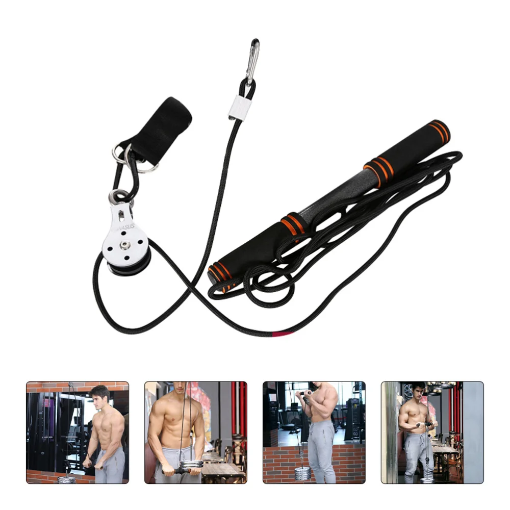 

1 Set Fitness Pulley Rope Kit Home Gym Arm Strength Training Equipment