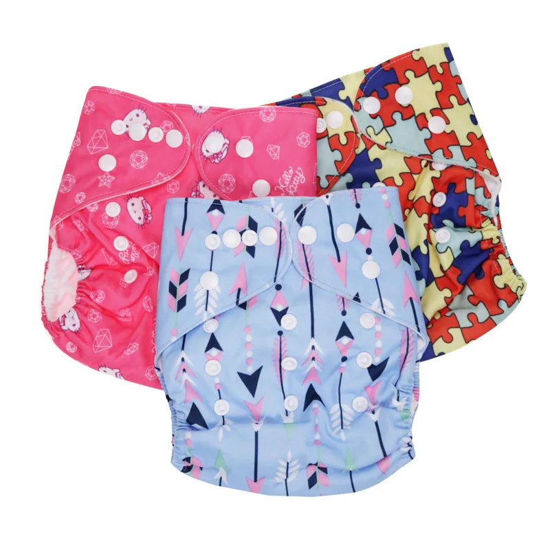 Новые детские водонепроницаемые дышащие подгузники PUL для мальчиков и девочек