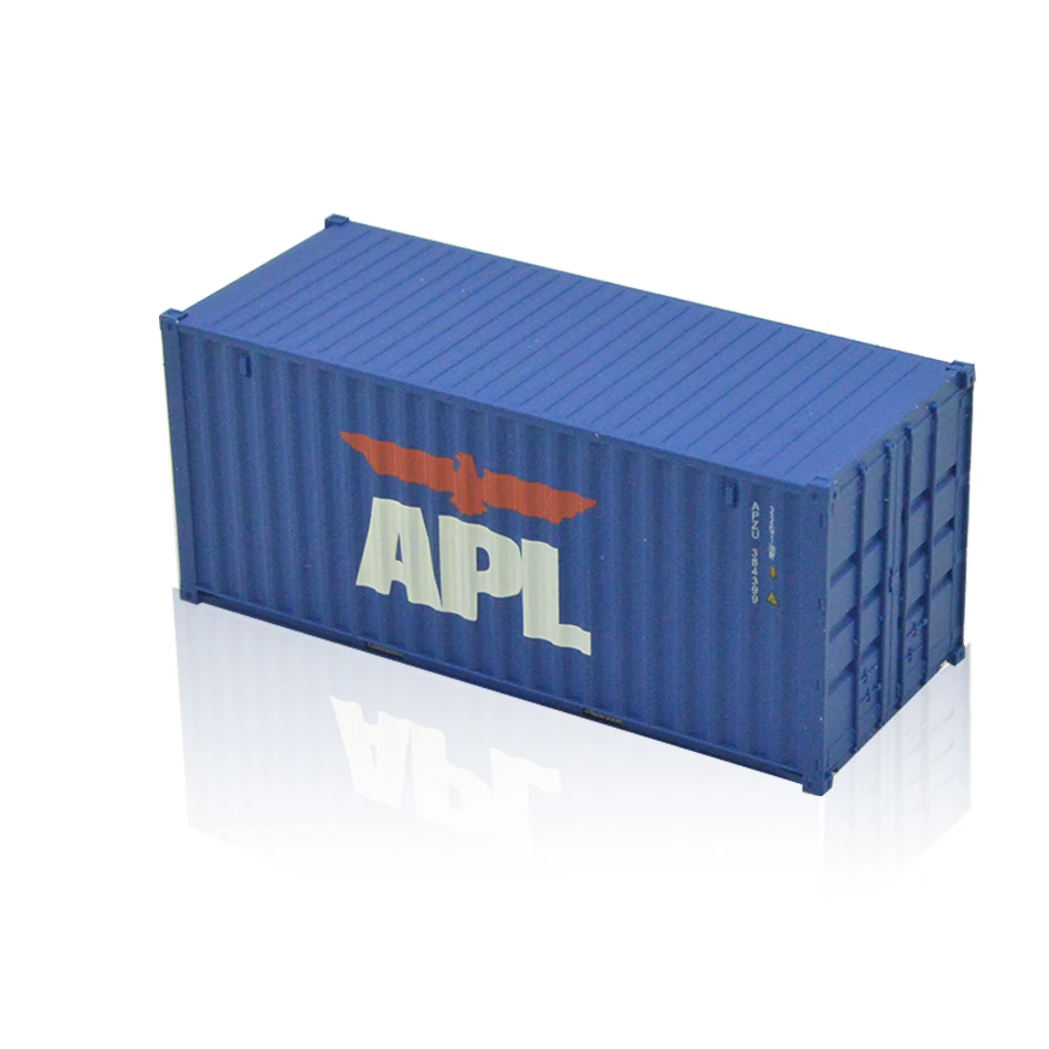 Хо масштабная модель поезда аксессуары 20ft доставка грузовой контейнер масштаб