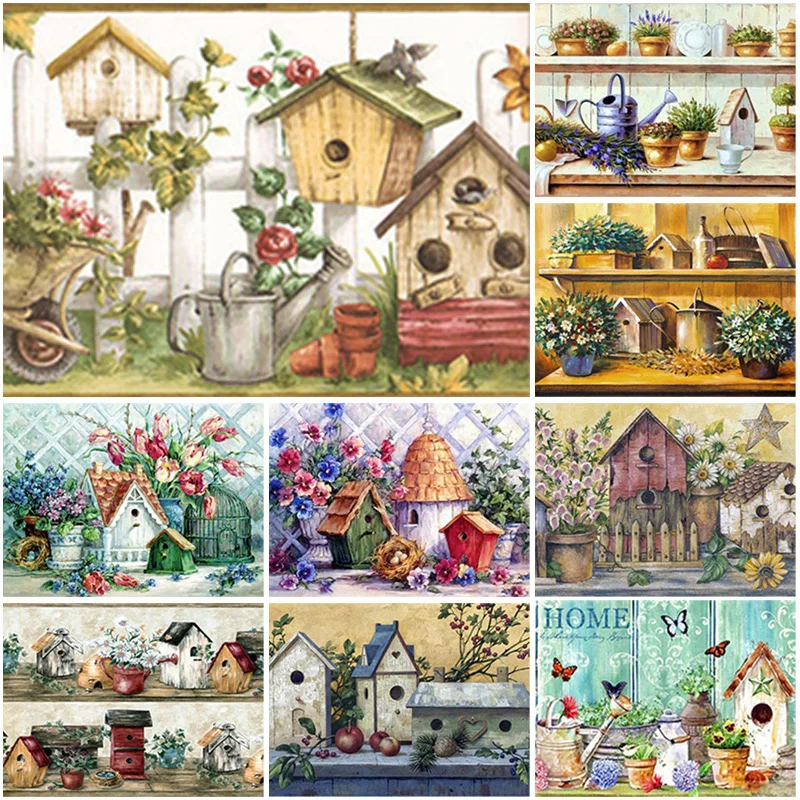 

Full Square Drill Diamond Painting Green Plant Potted Diamond Mosaic Embroidery Rhinestone Picture Cross Stitch Kit Home Decor