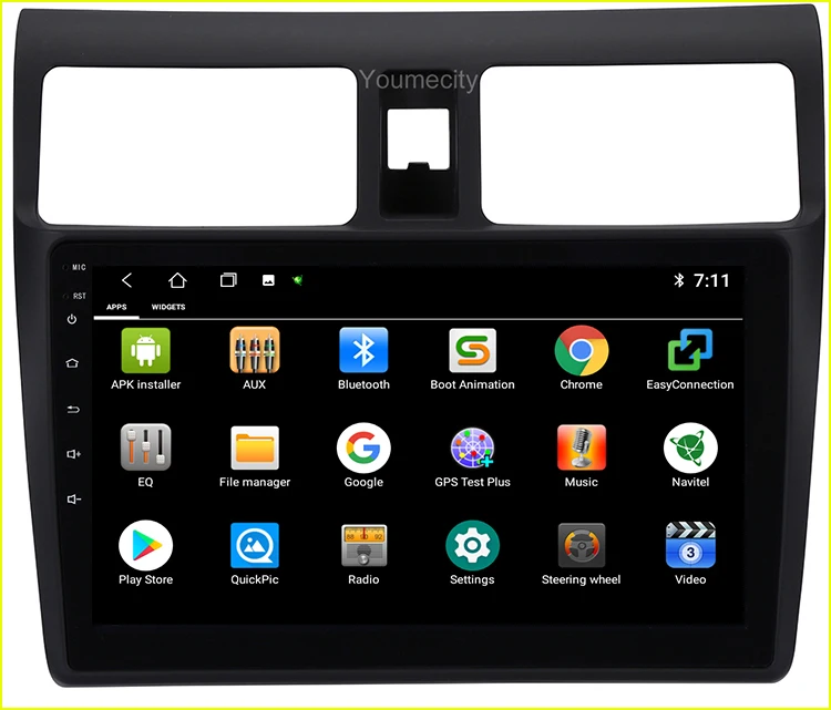 Android 9,0 автомобильный dvd-плеер для Suzuki SWIFT 2008- радио gps Навигация BT RDS wifi 2G ram 32GROM Восьмиядерный Carplay TPMS