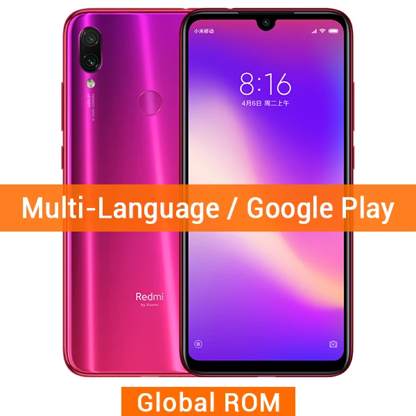 Global ROM Gold Xiaomi Redmi Note 7 Pro, 6 ГБ ОЗУ, 128 Гб ПЗУ, Note7 Pro, Смартфон Snapdragon 675, четыре ядра, 6,3 дюймов, 48 МП, две камеры, 4000 мАч - Цвет: Global ROM Gold