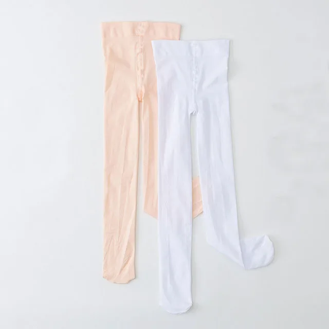 

High elastic children dance pantyhose tights girls ballet pantyhose summer thin fashion comfortable white pink kids pantyhose